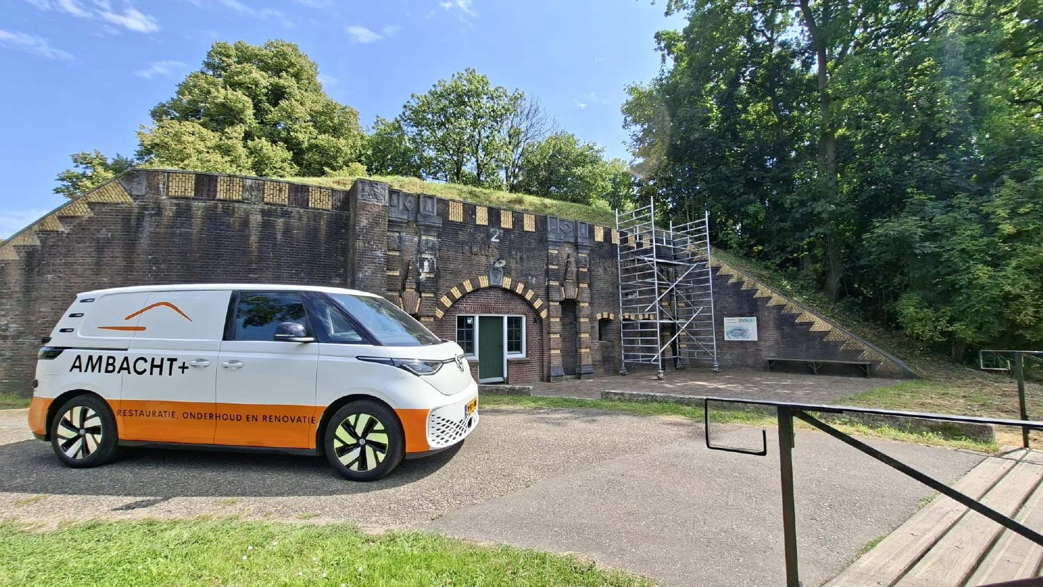 ambacht-plus-fort-project Restauratie onderhoud renovatie project Ambacht Plus fort