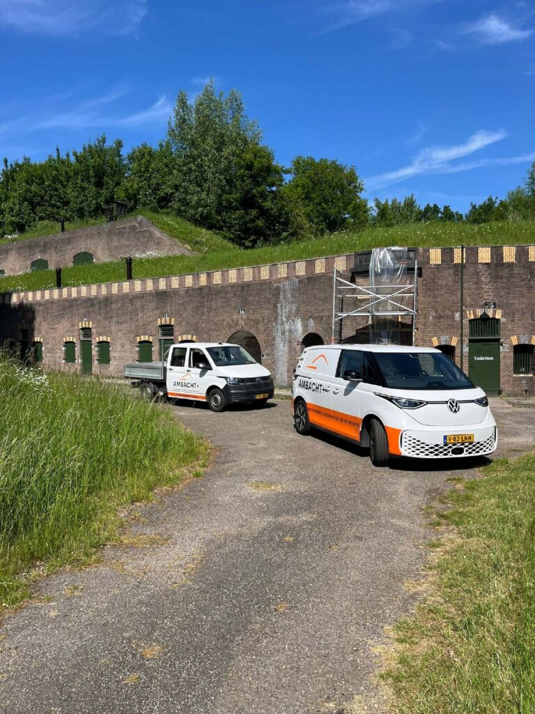 Restauratie onderhoud renovatie project Ambacht Plus fort